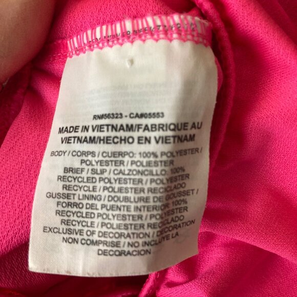 Womens Nike Dri Fit Running Shorts Swoosh Pink Black XL Polyester - Picture 6 of 7